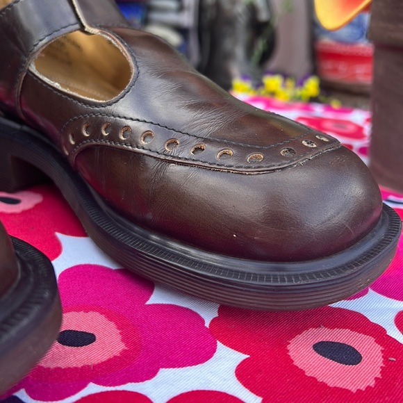 Dr. Martens Brown Leather Flats - Picture 15 of 16